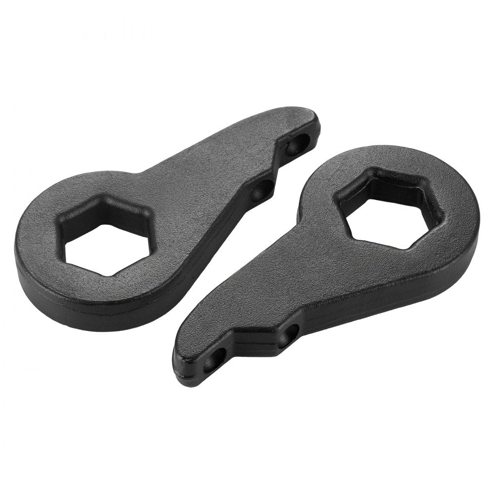 VEVOR 2 Inch Torsion Bar Keys for 2020-2024 Chevy/GMC 2500/3500HD, Front Leveling Lift Kit Heavy-Duty Steel Suspension Level Kit with 4 Bushings, Chassis Leveling Kit Compatible with Chevy and GMC