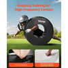 VEVOR Football Tackle Wheel, Football Tackling Dummy, Waterproof PVC and High-Density Sponge Tackle Ring, Dummies Training Equipment with Straps, for Blocking, Hitting Drills and Practice, Black, 1PCS