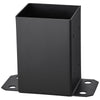 VEVOR 4x4 Post Base 10 Pcs, Inner Size 3.6x3.6 inch / 91.44x91.44 mm Post Brackets, Heavy Duty Carbon Steel Decking Posts, Wood Posts Brackets for Pavilion Deck Railing Support Deck Base Plate, Black