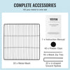 VEVOR 5 Pack Plant Protector from Animals, 15.35'' x 15.35'' Chicken Wire Plant Protector, Plant Cages for Outdoor Plants, Flowers & Vegetables, Keeps Bunny Chicken Squirrels Out, 20pcs Metal Mesh