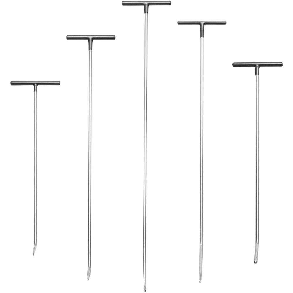 VEVOR Rods Dent Removal Kit, 21 Pcs Paintless Dent Repair Rods, Stainless Steel Dent Rods, Whale Tail Dent Repair Tools, Professional Hail Dent Removal Tool For Minor Dents, Door Dings And Hail Damage