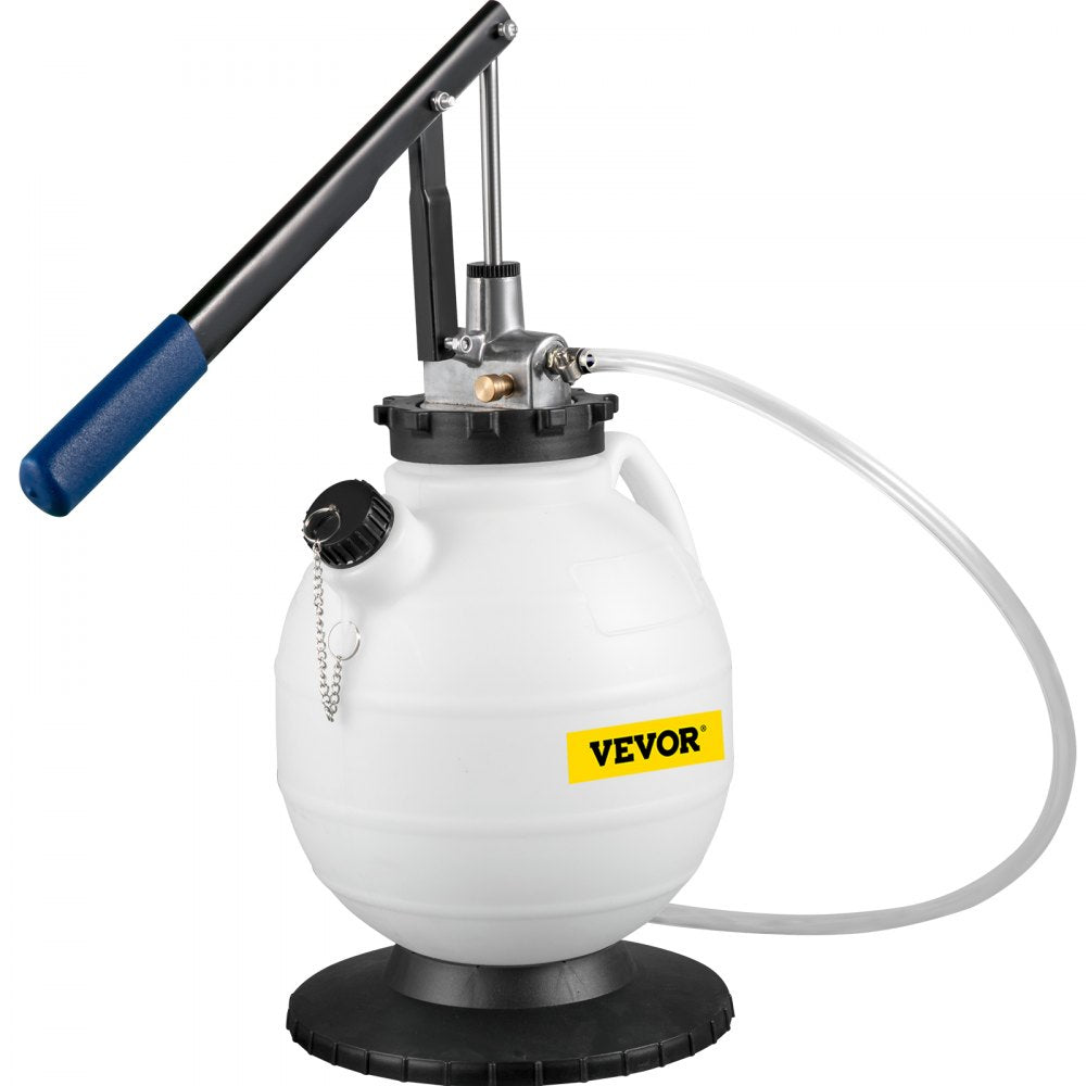VEVOR Transmission Fluid Pump Manual ATF Refill System Dispenser, Oil and Liquid Refill Bleeder 7.5 Liter Large Capacity, Automatic Transmission Fluid Pump Tool Set with 15 Pieces ATF Filler Adapters