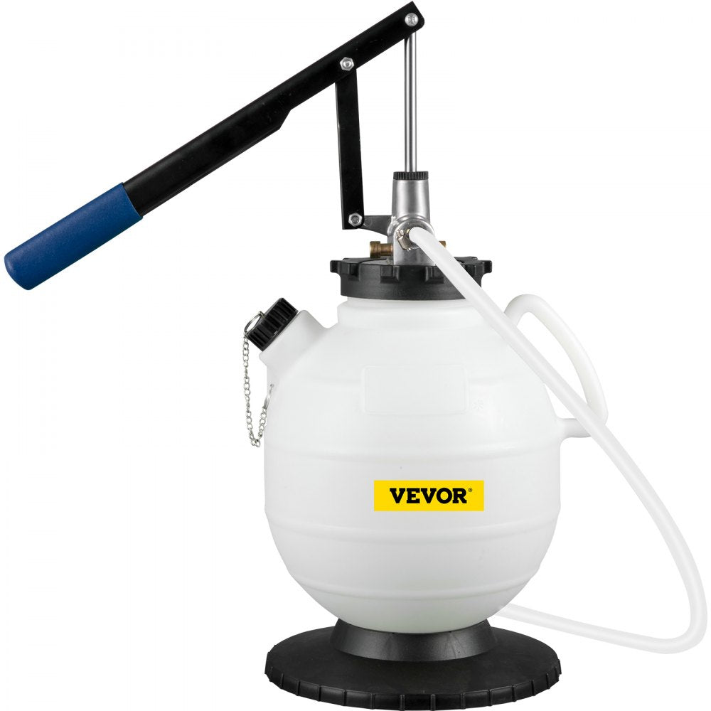 VEVOR Transmission Fluid Pump Manual ATF Refill System Dispenser, Oil and Liquid Refill Bleeder 7.5 Liter Large Capacity, Automatic Transmission Fluid Pump Tool Set with 15 Pieces ATF Filler Adapters