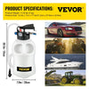 VEVOR Transmission Fluid Pump 2 Way ATF Refill System Dispenser, Oil and Liquid Extractor 10 Liter Large Capacity, Automatic Transmission Fluid Pump Tool Set with 14 Pieces ATF Filler Adapters