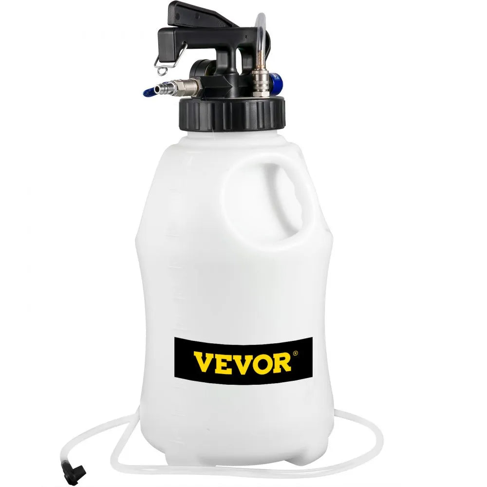 VEVOR Transmission Fluid Pump 2 Way ATF Refill System Dispenser, Oil and Liquid Extractor 10 Liter Large Capacity, Automatic Transmission Fluid Pump Tool Set with 14 Pieces ATF Filler Adapters