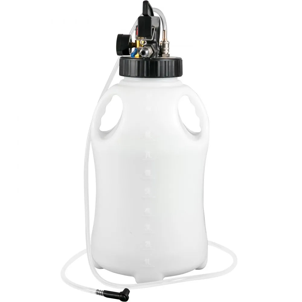 VEVOR Transmission Fluid Pump 2 Way ATF Refill System Dispenser, Oil and Liquid Extractor 10 Liter Large Capacity, Automatic Transmission Fluid Pump Tool Set with 14 Pieces ATF Filler Adapters