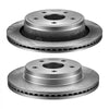 VEVOR Front & Rear Brake Kit Ceramic Brake Pads & Hollow Brake Rotors Kit, Compatible with 2007-2009 Dodge Durango & Chrysler Aspen, 2011-2018 Ram 1500 (5-Lug), 2019-2023 Ram 1500 Classic