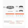 VEVOR Front Brake Kit Ceramic Brake Pads & Hollow Brake Rotors Replacement, Compatible with 015-2020 Ford F-150, 2010-2014 Ford F-150 (6 Lug Models), 2010-2021 Ford Expedition & Lincoln Navigator