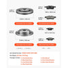 VEVOR Front & Rear Brake Kit Ceramic Brake Pads and Drilled Slotted Rotors, Compatible with 2011-2020 Dodge Durango 3.6L, 2011-2014 Jeep Grand Cherokee 3.6L 5.7L, 2015-2020 Jeep Grand Cherokee 3.6L
