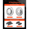 OE specifications showing rotor and pad part numbers (S-54188/S-54189, P-1611/P-1612)