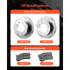 Front and Rear Brake Rotors Kit - image 2
