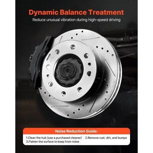 Front and Rear Brake Rotors Kit - image 5