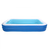 VEVOR Inflatable Pool, 118 x 67 x 20 inch Large Inflatable Swimming Pool, Family Large Swimming Pools with Repair Patches, Blow Up Pools for Kids, Adults, Family, Indoor Outdoor, Summer Water Party