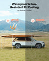 VEVOR 270 Degree Awning, 133 sq.ft Driver Side Vehicle Awning, Waterproof UV50+ Car Side Awnings with Carry Bag, All-Weather Free-Standing Overland Awnings Car Shelter for SUV Van Truck Camping