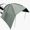 VEVOR Vehicle Awning, Large 10' x 7' Shade Coverage Car Side Awning, PU2000mm UV50+ Car Awning with Extended Side Canopies and Portable Storage Bag, Suitable for Truck, SUV, Van, Campers