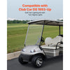 VEVOR Golf Cart Light Kit, 12 Volt, Street Legal LED Headlight and Taillight Kit with Wiring Harness, Turn Signals, Hazard Light, Switch Horn, Brake Pad, Zip Ties, ABS Housing, for Club Car DS 1993-Up