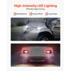 VEVOR Golf Cart Light Kit, 12V, LED Headlight and Taillight Kit with Wiring Harness, Switch, Zip Ties, ABS Housing, High-Brightness, Waterproof and Dustproof, Suitable for Club Car DS 1993-Up Models
