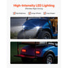 VEVOR Golf Cart Light Kit, 12 Volt, LED Headlight and Tail Light Kit with Wiring Harness, Switch, Zip Ties, ABS Housing, High-Brightness, Waterproof and Dustproof, Fit for EZGO TXT 1996-2013 Models