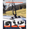VEVOR Suction Cup Bike Rack 44 lbs Quick Release Aluminium Alloy for 1 Bike, Fits Sedan SUV Road MTB, Tool-Free Suction Mount, Low-Noise Design, Anti-Scratch Rubber Sucker, Upright Roof Bicycle Rack