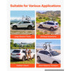 VEVOR Suction Cup Bike Rack 44 lbs Quick Release Aluminium Alloy for 1 Bike, Fits Sedan SUV Road MTB, Tool-Free Suction Mount, Low-Noise Design, Anti-Scratch Rubber Sucker, Upright Roof Bicycle Rack