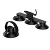 VEVOR Suction Cup Bike Rack 44 lbs Quick Release Aluminium Alloy for 1 Bike, Fits Sedan SUV Road MTB, Tool-Free Suction Mount, Low-Noise Design, Anti-Scratch Rubber Sucker, Upright Roof Bicycle Rack