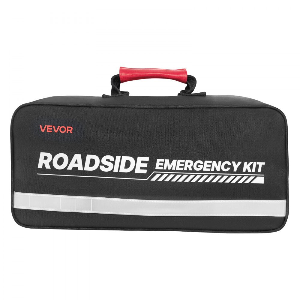 VEVOR Car Emergency Kit, 2-in-1 First Aid Kit with Jumper Cables, Essential Roadside Emergency Car Kits for Vehicle, Travel and Home, 31-Piece Auto Road Side Assistance Tools with Medical Aid Kits