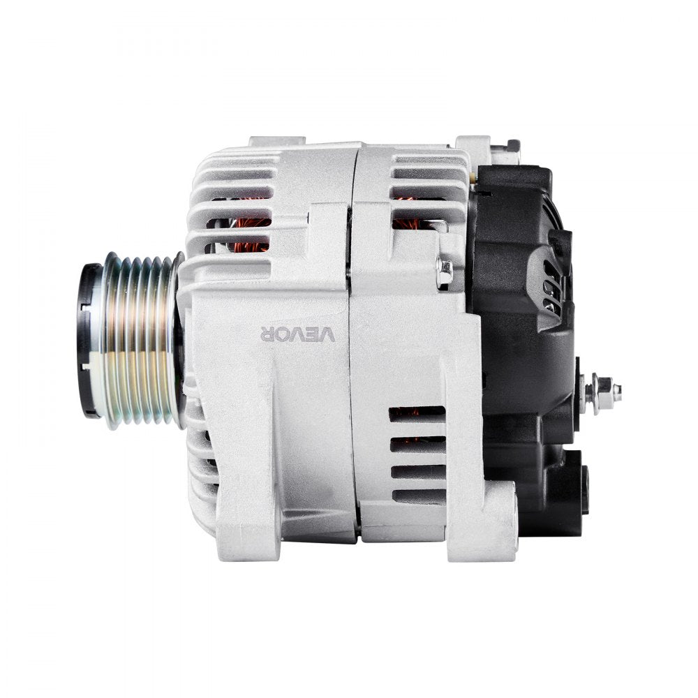 VEVOR Car Alternator 11491, Compatible with Hyundai Sonata 2.4L 2010-2013, Kia Optima 2.4L 2011-2013, Automotive Replacement Alternator with Aluminum Housing and Pure Copper Round Coil, 37300-2G150