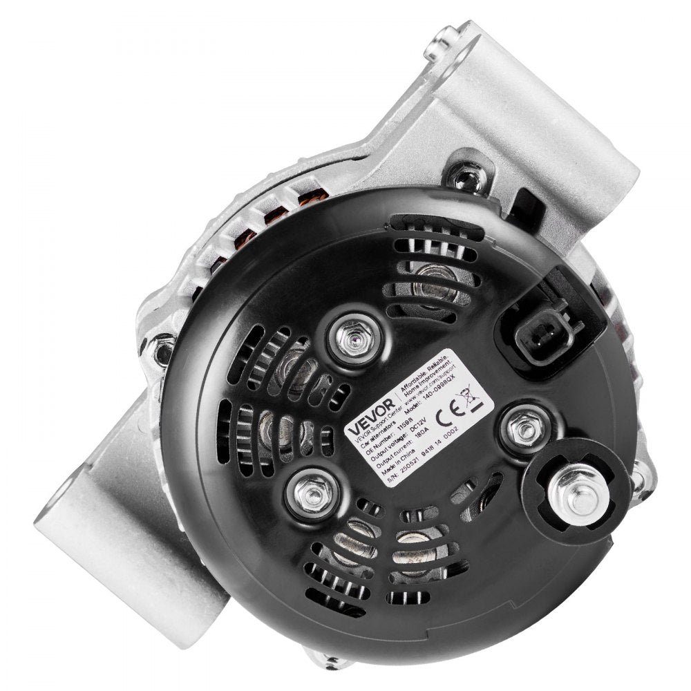 VEVOR Car Alternator 11598, Fit for Dodge Challenger V6 3.6L 2015-2021, Charger 2011-2021, Durango 2011-2020, Jeep Grand Cherokee 11-20, Ram 1500 13-15, Automotive Replacement Alternator 4210007040