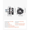 VEVOR Car Alternator 84143543, Fit for Chevy Express 2500 V6 4.3L, V8 6.0L 2018-2019, GMC Sierra 1500 2014-2016, Yukon 2015-2019, Automotive Replacement Alternator 104211-8340, 22747894, TN1042119110