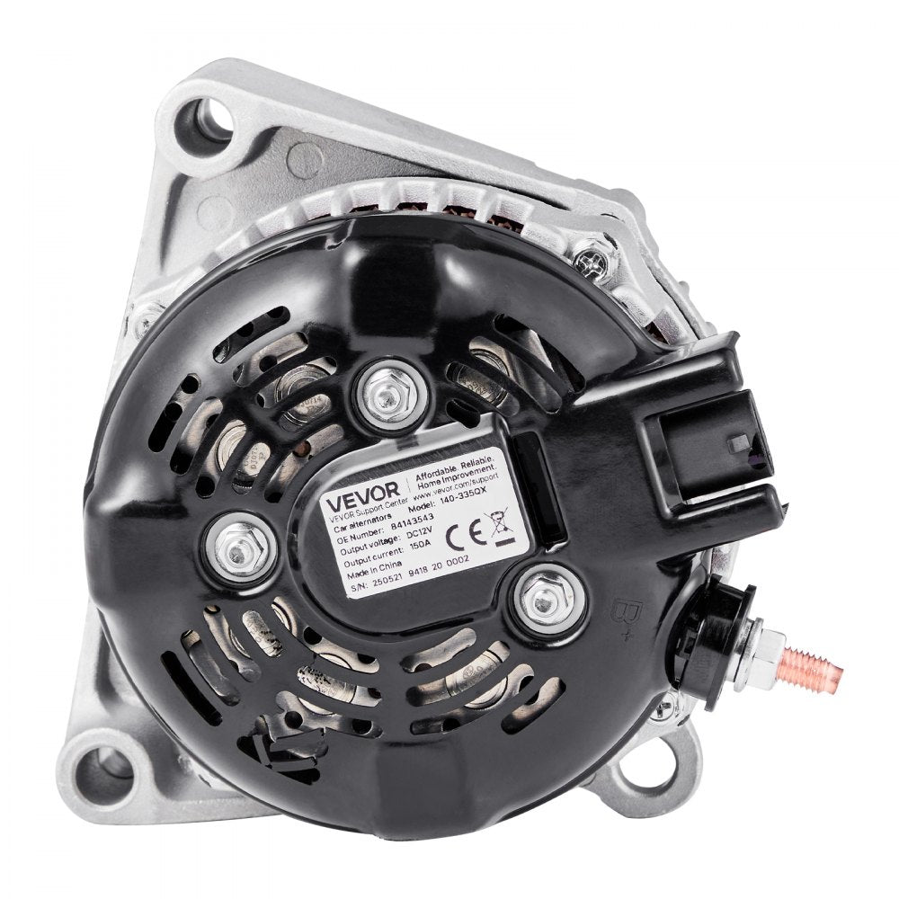 VEVOR Car Alternator 84143543, Fit for Chevy Express 2500 V6 4.3L, V8 6.0L 2018-2019, GMC Sierra 1500 2014-2016, Yukon 2015-2019, Automotive Replacement Alternator 104211-8340, 22747894, TN1042119110