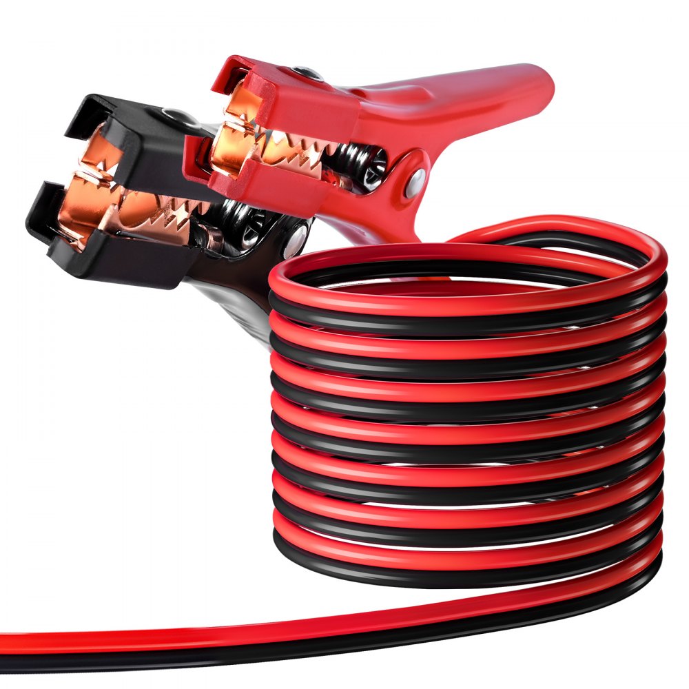 VEVOR Jumper Cables for Car Battery, 20 Feet, 4 Gauge Heavy Duty Automotive Booster Cables for Jump Starting Dead or Weak Batterie, with Carrying Bag, for Cars, Trucks, SUVs, Emergency Roadside Kit