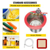 VEVOR 3 Gallon Vacuum Chamber Kit Stainless Steel Degassing Chamber 12L Vacuum Degassing Chamber Kit with 3.6 CFM 1 Stage Vacuum Pump HVAC