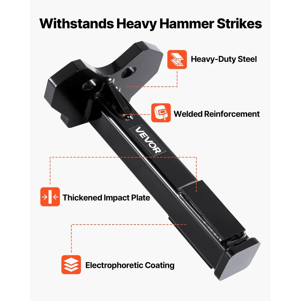 VEVOR Wheel Bearing Hub Removal Tool Kit, Compatible with All Axle Bolt Hubs 5, 6, 8 Lug Hubs Buster Puller, Universal Wheel Hub Shocker, Wheel Hub Buster Tool with Nuts & Washers for Sedan SUV Truck
