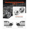 VEVOR 2PCS Front Wheel Bearing & Hub Assembly Fit for 2018 Audi Q3 Komfort Premium Plus Sport Utility 4-Door Volkswagen Beetle Coast Convertible 2-Door 2.0L OEM 513253, Wheel Bearing Hub Assembly Set