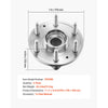 VEVOR 2PCS Front Wheel Bearing & Hub Assembly Fit for Chevy Silverado 1500 4WD 2013 Express 1500 GMC Savana 1500 Base Standard Cargo Van OEM 515036, Wheel Bearing Hub Assembly Set with ABS Sensor