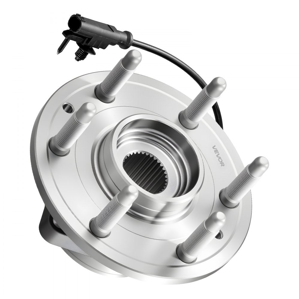 VEVOR 2PCS Front Wheel Bearing & Hub Assembly Fit for Chevy Silverado 1500 4WD 2013 Express 1500 GMC Savana 1500 Base Standard Cargo Van OEM 515036, Wheel Bearing Hub Assembly Set with ABS Sensor