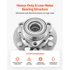 VEVOR 2PCS Front Wheel Bearing & Hub Assembly Fit for 1999-2000 Cadillac Escalade 1995-1999 Chevrolet Tahoe GMC Yukon K1500 Suburban OEM 515024, 6 Lugs with ABS Sensor, Wheel Bearing Hub Assembly Set