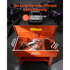 VEVOR Parts Washer 40-Gallon, 17 Gallon Solvent Capacity, 1 Gallon per Minute Max Pump Output, Steel Cabinet Electric Pump Automotive Parts Washer Cleaner for Wheel Bearings, Gears, and Carburetors