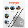 VEVOR Tire Bars, 2 PCS, 38.2 Inch Tire Mount and Demount Iron & 30 Inch Mt and Demount Spoon Bar, Heavy Duty Alloy Steel Changing Tools for Truck, Semi Truck, Off-Road Vehicle, Bus, Tractor, Black