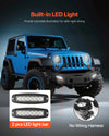 Built-in LED light bars (2 pcs) note wiring harness not included