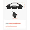 VEVOR Front Bumper Compatible with 2018-2024 Jeep Wrangler JL JLU & Gladiator JT, Heavy-Duty Steel Front Bumper with Winch Plate, D-Ring Mounts & Fog Light Housing