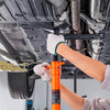 VEVOR Underhoist Support Stand, 3/4 Ton Capacity Under Hoist Jack Stand, Lifting from 52.8" to 76", Bearing Mounted Spin Handle Pole Jack, Self-Locking Threaded Screw, Support Vehicle Components