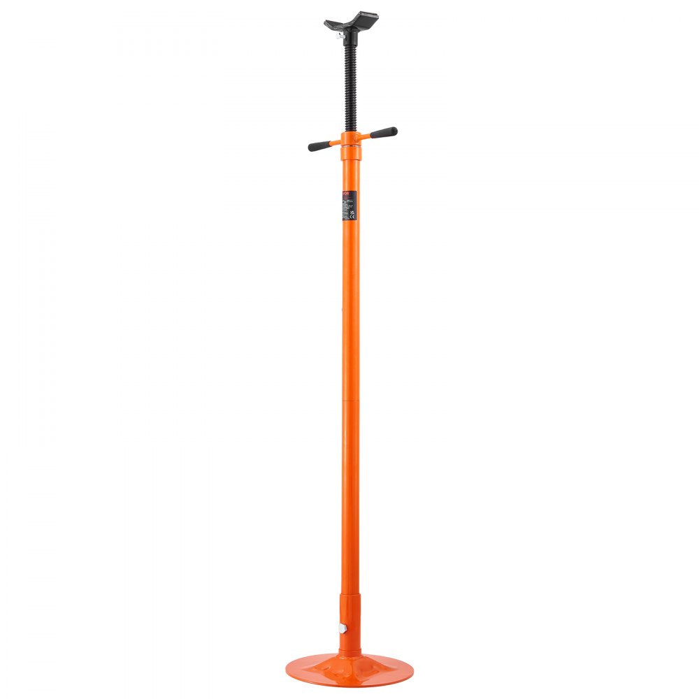 VEVOR Underhoist Support Stand, 3/4 Ton Capacity Under Hoist Jack Stand, Lifting from 52.8" to 76", Bearing Mounted Spin Handle Pole Jack, Self-Locking Threaded Screw, Support Vehicle Components