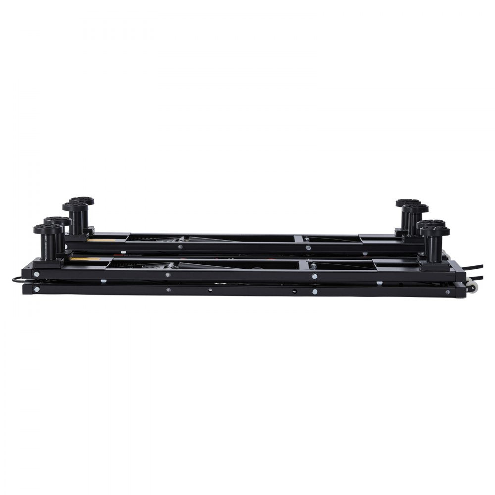 VEVOR Portable Car Lift, 7000 lbs Capacity, Heavy Duty Steel Truck Lift with 26.8" Max Height, Pneumatic Pump, Wheels, 4 Rubber Pads & 4 Lifting Columns for Cars, SUVs, Trucks, Home Garage or Shop Use