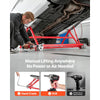 VEVOR Portable Car Lift, 4400 lbs Capacity, Heavy Duty Steel Quick Lift with 23" Max Height, Adjustable Width and Wheels, Manual Lifting for Cars, Compact SUVs, Mini Trucks, Home Garage or Shop Use