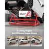 VEVOR Portable Car Lift, 4400 lbs Capacity, Heavy Duty Steel Quick Lift with 23" Max Height, Adjustable Width and Wheels, Manual Lifting for Cars, Compact SUVs, Mini Trucks, Home Garage or Shop Use