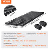 VEVOR 7 TON Traction Boards with TPR Material, Recovery Boards for Off-road Vehicles/Cars/Pickups/SUVs/RVs, Pair Tire Traction Mats on Snow, Sand, Mud and Loose Terrain, Storage Bags, Short, Black