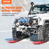 VEVOR 10 TON Traction Boards with PP Material, Recovery Boards for Off-road Vehicles/Cars/Pickups/SUVs/RVs, Pair Tire Traction Mats on Snow, Sand, Mud and Loose Terrain, Storage Bag, Short, Red