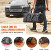 VEVOR 10 TON Traction Boards with PP Material, Recovery Boards for Off-road Vehicles/Cars/Pickups/SUVs/RVs, Pair Tire Traction Mats on Snow, Sand, Mud and Loose Terrain, Storage Bag, Short, Red