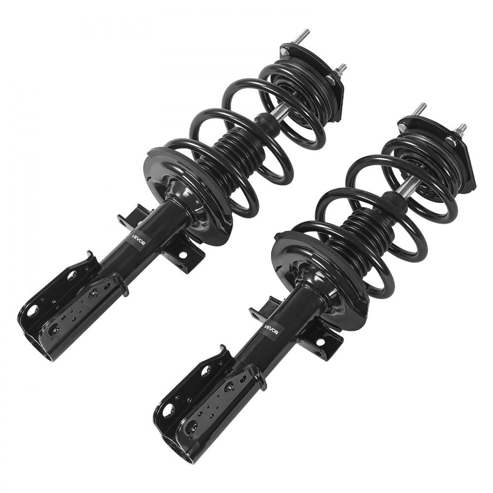 VEVOR Front Shock Absorber Strut Assembly, 2Pcs Shock and Strut Assembly with Coil Spring, Fit 2007-2012 GMC Acadia, 2008-2012 Buick Enclave, 2009-2012 Chevrolet Traverse, Replace OE 11680 / 172518